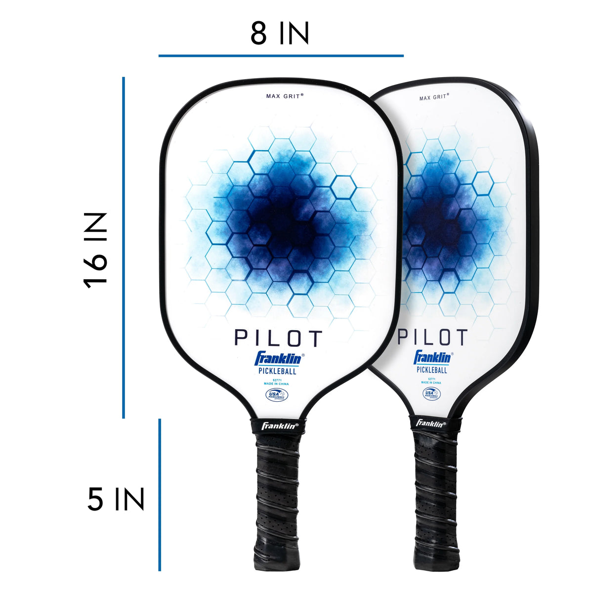 Blue Polypropylene Core Pickleball Paddle X161