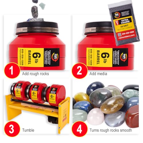 Durable Leak-Proof Rock Tumbler D8963