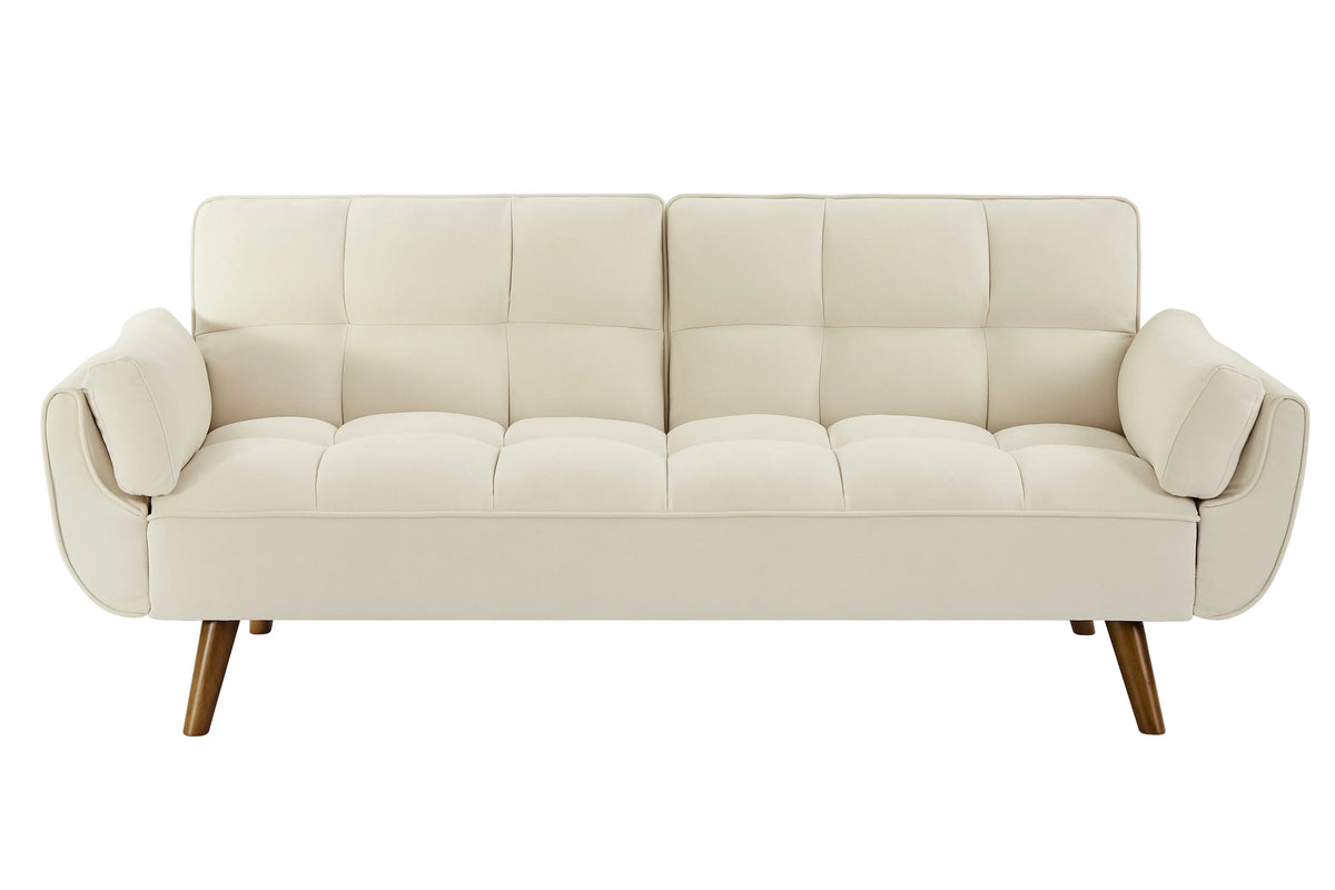 Linen Sofa Adjustable Backrest T574