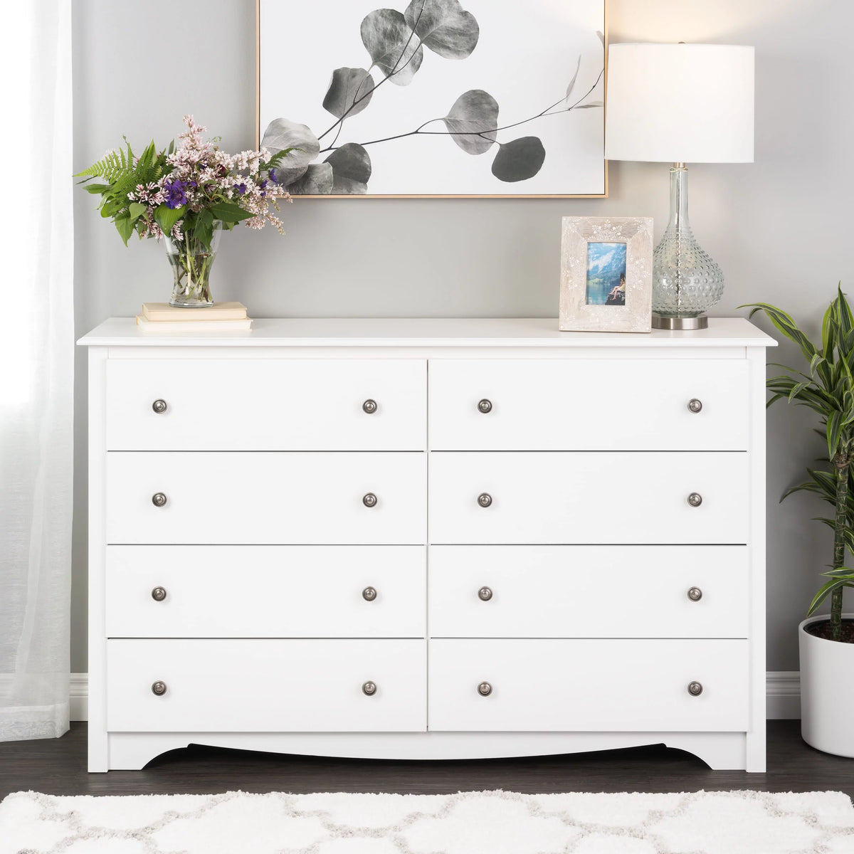 Black 8 Drawer Dresser I8969