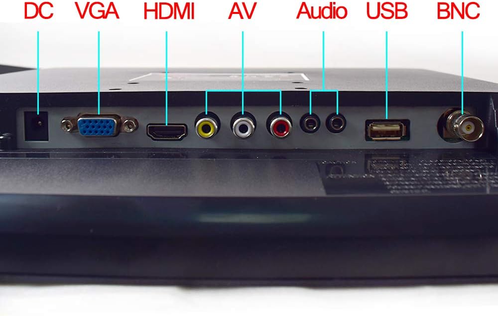 15 Professional CCTV Monitor VGA HDMI AV BNC 4:3 LCD Security Screen 1024x768 F1072