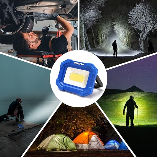 Rechargeable Magnetic LED Work Light 2000LM 2 Pack I9000