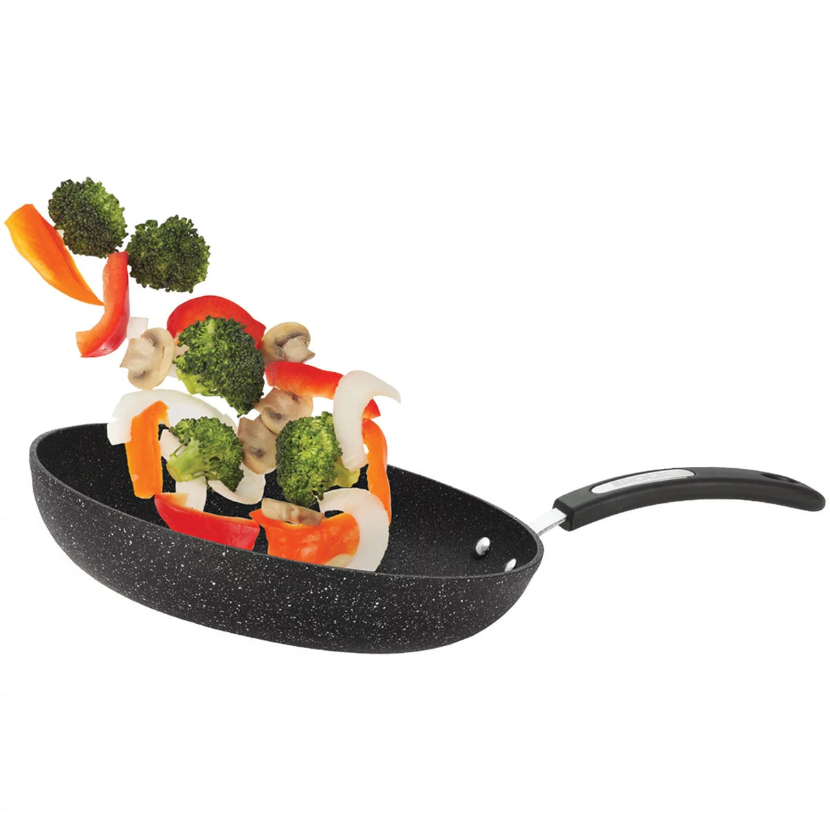 9-Piece Black Cookware Set with Bakelite Handles O83205