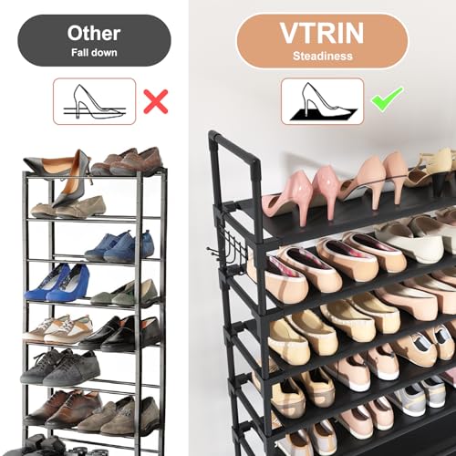 10 Tiers 50 Pairs Metal Shoe Rack Q858