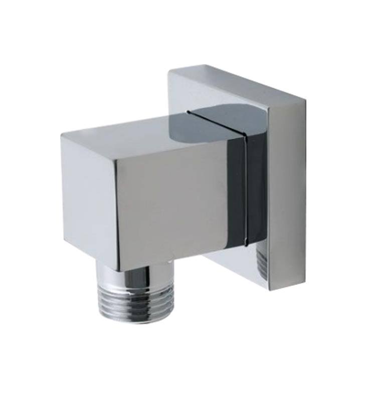 Brass Water Supply Elbow in White P8496