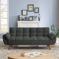 Linen Sofa Adjustable Backrest T574