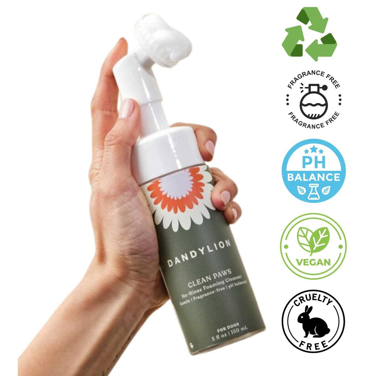 No-Rinse Foaming Cleanser for Dogs T205011