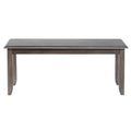 Gray Wood Dining Bench E579