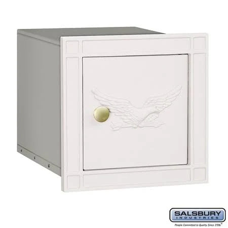 Green Cast Aluminum Column Mailbox V902703
