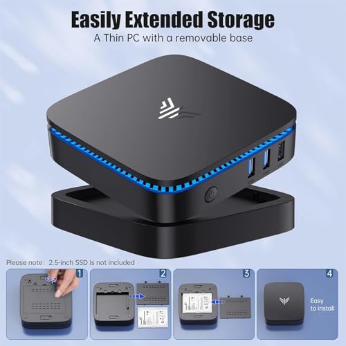 Mini PC 12th Gen N95 Processor 16GB DDR4 1TB SSD 4K UHD H8870
