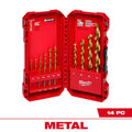 14-Piece Titanium Drill Bit Set B172