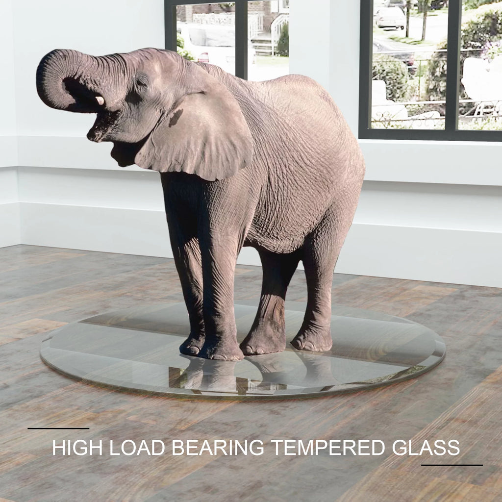 40'' Round Clear Tempered Glass Table Top T73320