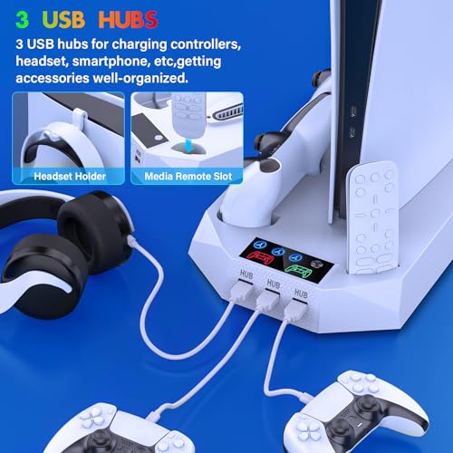 PS5 Cooling Station with Controller Charging Station P82085