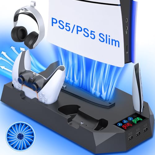 PS5 Cooling Station with Controller Charging Station P82085