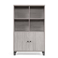 Grey Oak Black Cabinet F7683