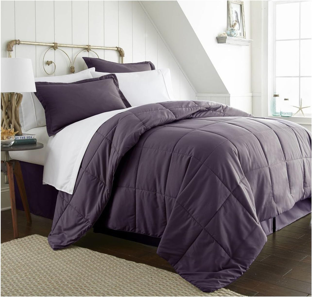 8 Piece Bed in a Bag Queen Navy B380