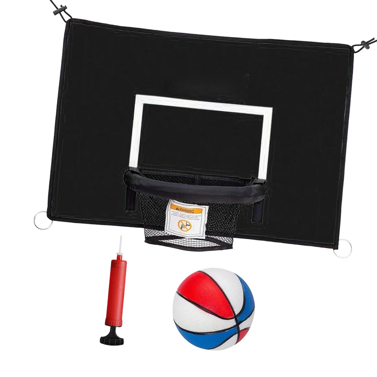 Basketball Hoop for Trampoline Basketball Frame Lightweight Backboard Sturdy for 69cm Colored Ball R747046