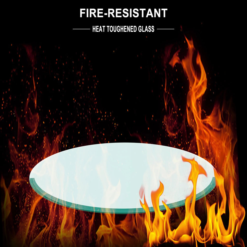 40'' Round Clear Tempered Glass Table Top T73320