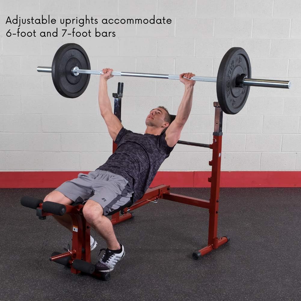 Adjustable Olympic Folding Weight Bench E756