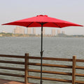 Red 9' Pole Umbrella with Carry Bag Y135324