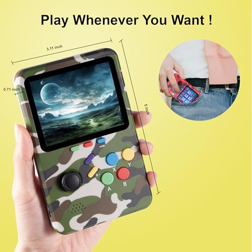 Electronic Handheld Games Device, 3D Video Game Emulator, 64GB TF Card, 3.0" HD Screen G782