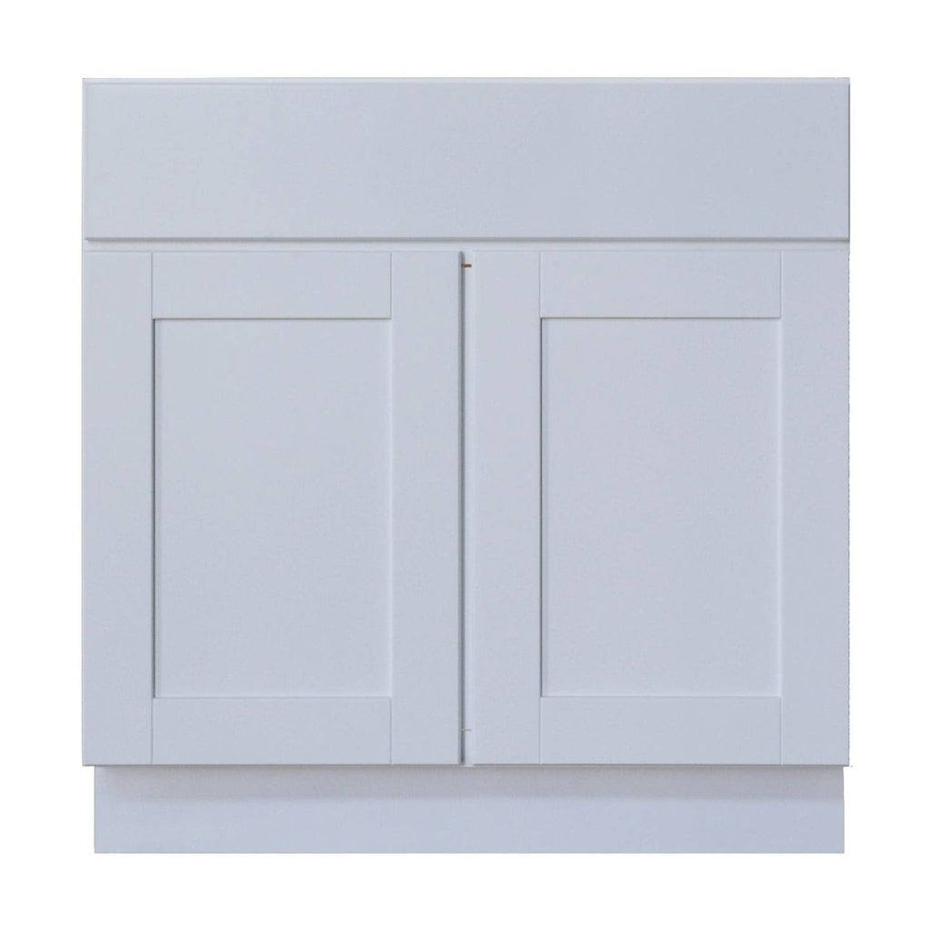 White Double Door Base Cabinet V10028