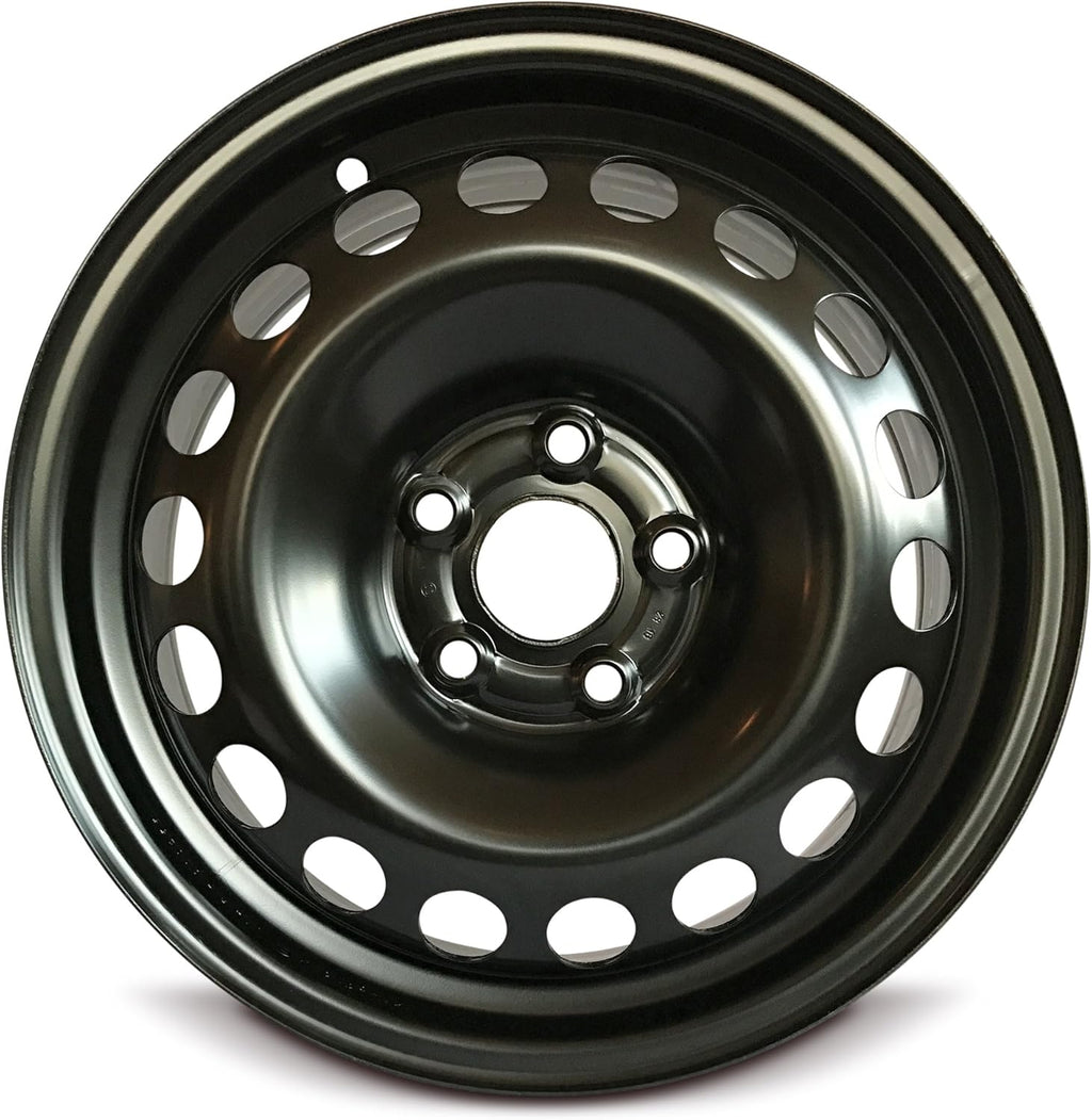 15 Inch 5 Lug Black Steel Rim P16875