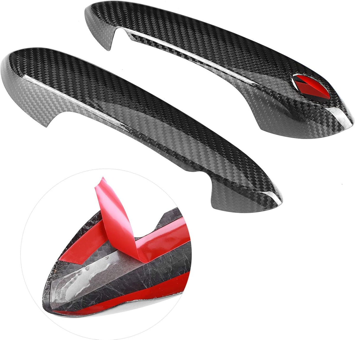 Carbon Fiber Door Handle Cover Trim for Supra A90 I362