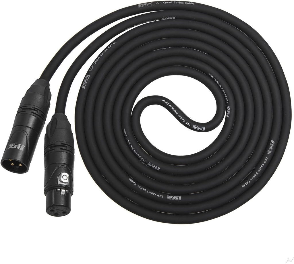 Black 100 ft XLR Microphone Cable C2677
