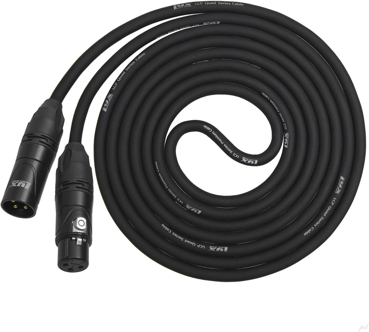 Black 100 ft XLR Microphone Cable C2677