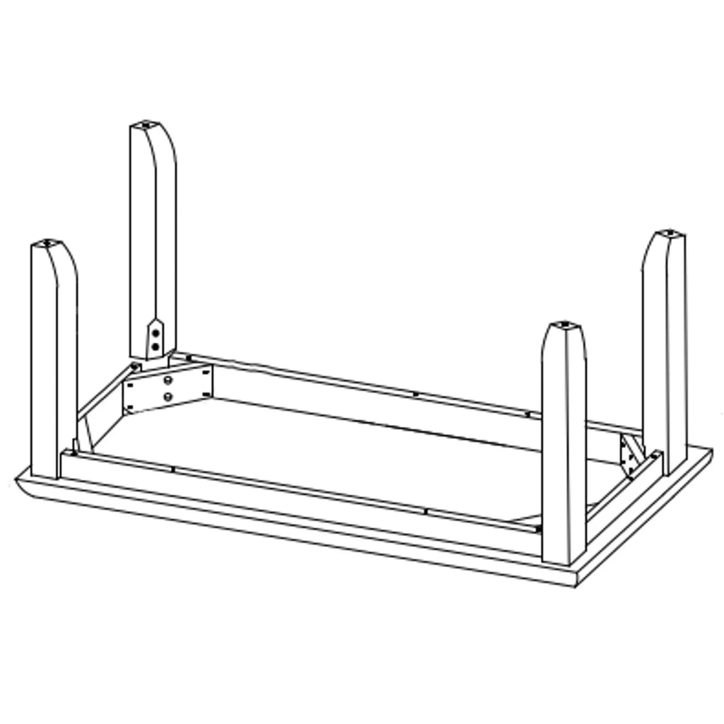 Gray Wood Dining Bench E579