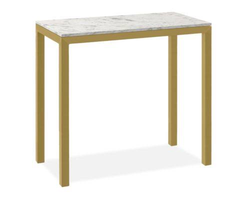 White Venatino Marble Counter Table N13325