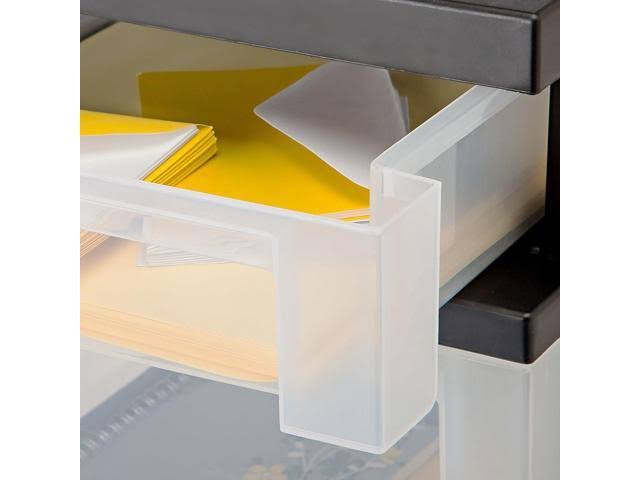 3 Drawer Storage Cart with Organizer Top K4696