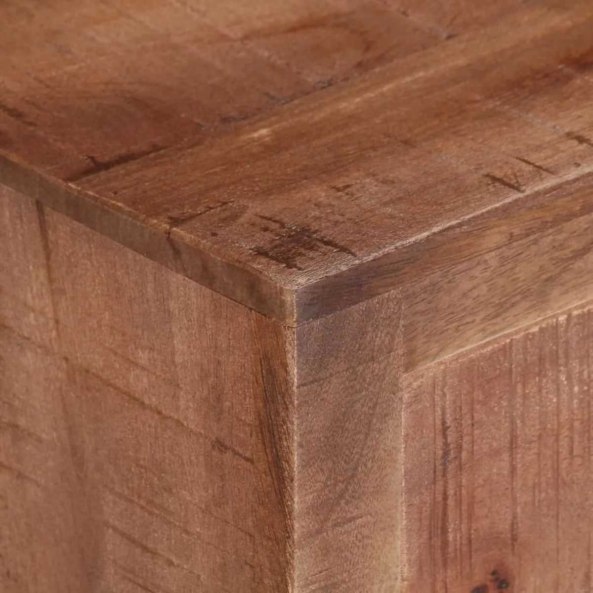 Rough Mango Wood TV Stand with 2 Drawers J5393