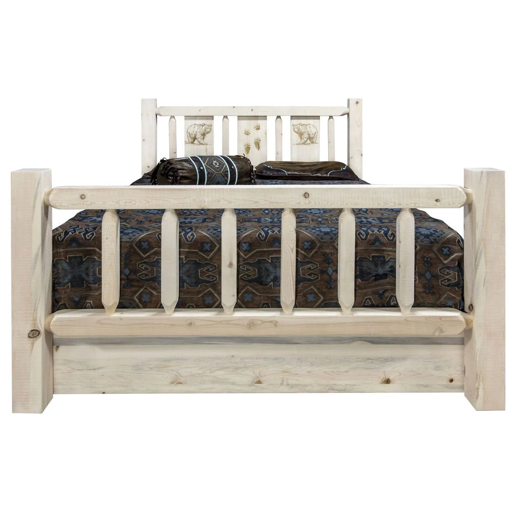 Solid Wood Twin Storage Bed G2693