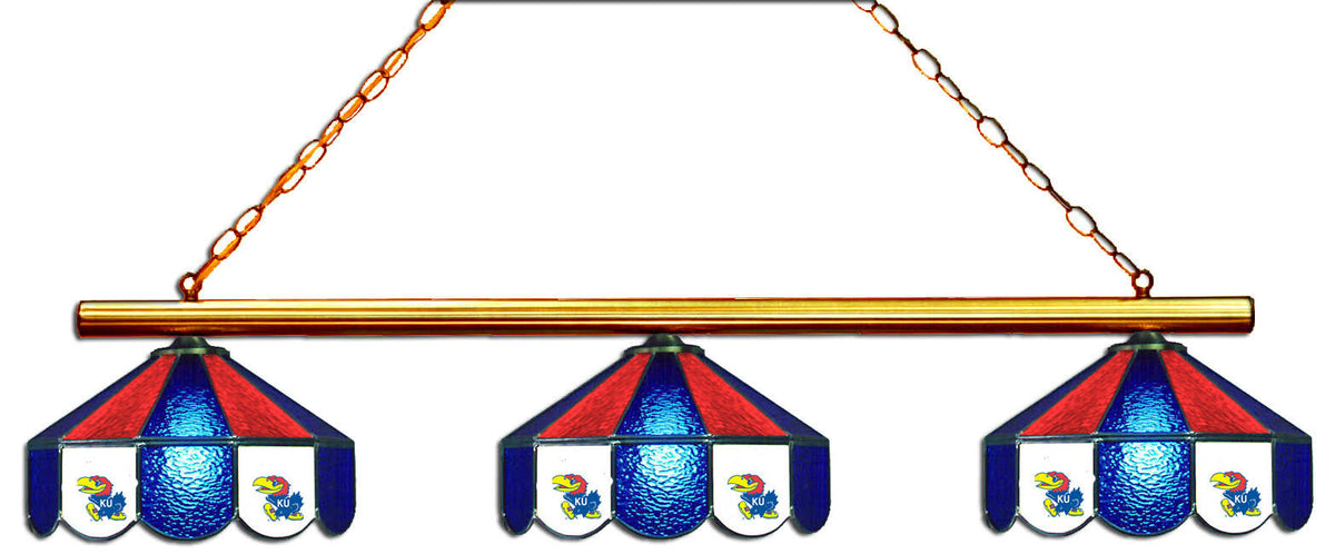 Stained Glass 3-Light Game Table Light D621
