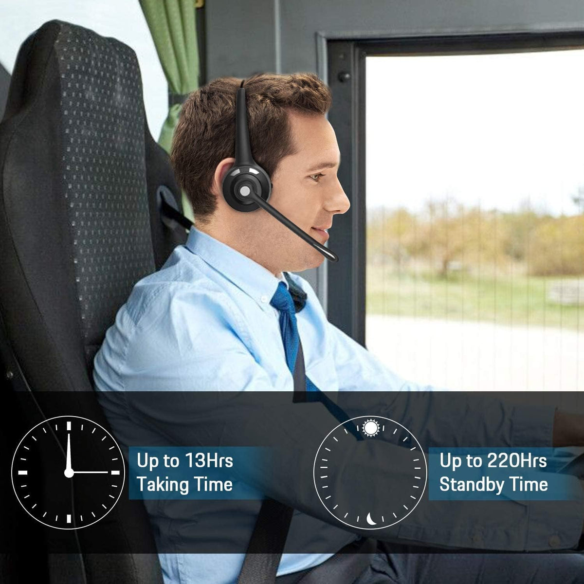 Wireless On Ear Headphones with Microphone T103692