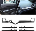 Dashboard Panel Trim & Door Handle Cover Kits Carbon Fiber Texture N705