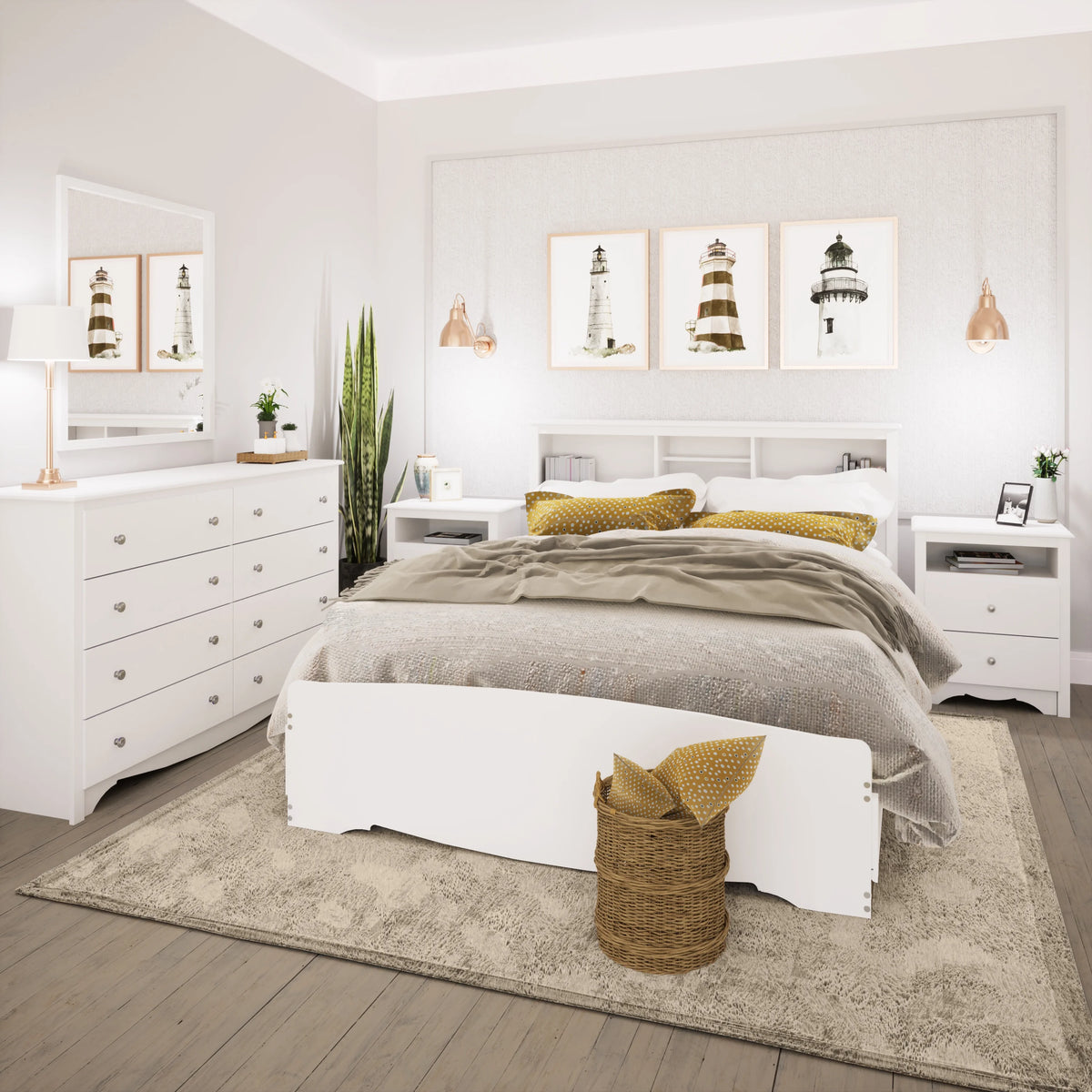 Black 8 Drawer Dresser I8969