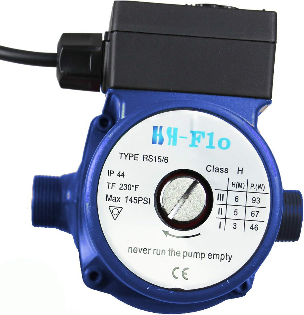 3/4 NPT 110VAC 60Hz Cast Iron Hot Water Circulator Pump X407787