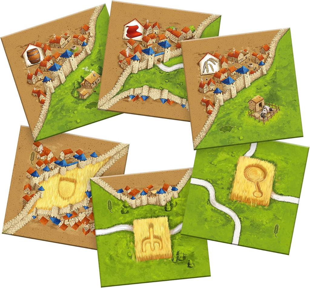 Carcassonne Board Game Big Box (BASE GAME & 11 EXPANSIONS) Medieval Strategy Board Game 2-6 Players F138