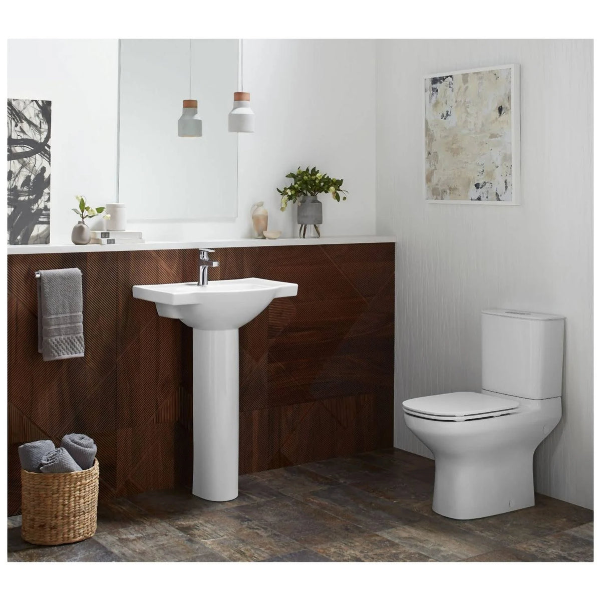 Single-Hole Sink Basin, 24-Inch, Ice Grey O89835