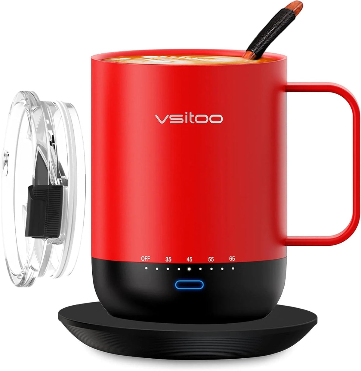 14 oz Self Heating Coffee Mug with Lid L1872