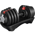 Adjustable Dumbbell Set with Tray J77147