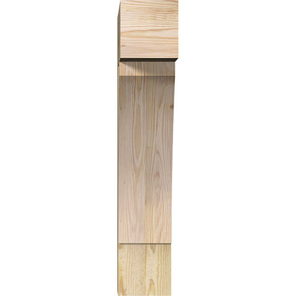 6x22W x 20x22D x 32x22H Rough Sawn Douglas Fir Bracket D1293