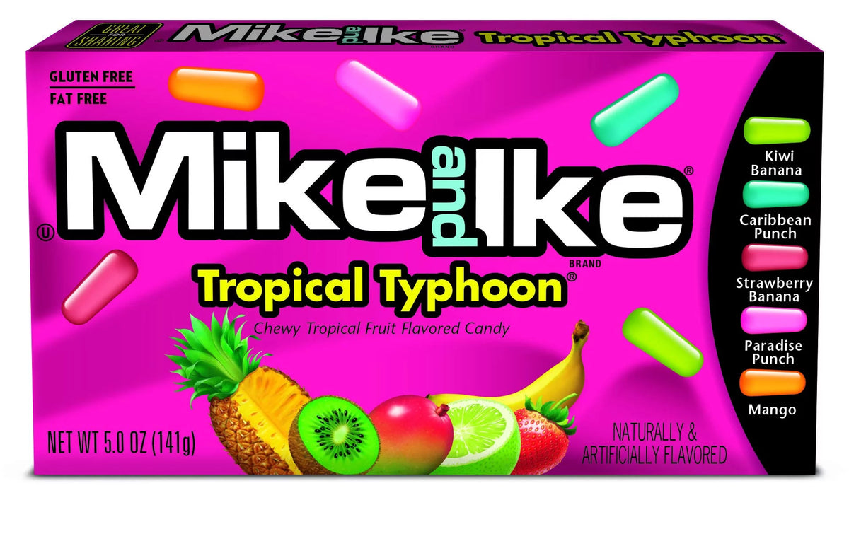 Tropical Typhoon Chewy Candy, 5 Ounce (Pack Of 12) W4665