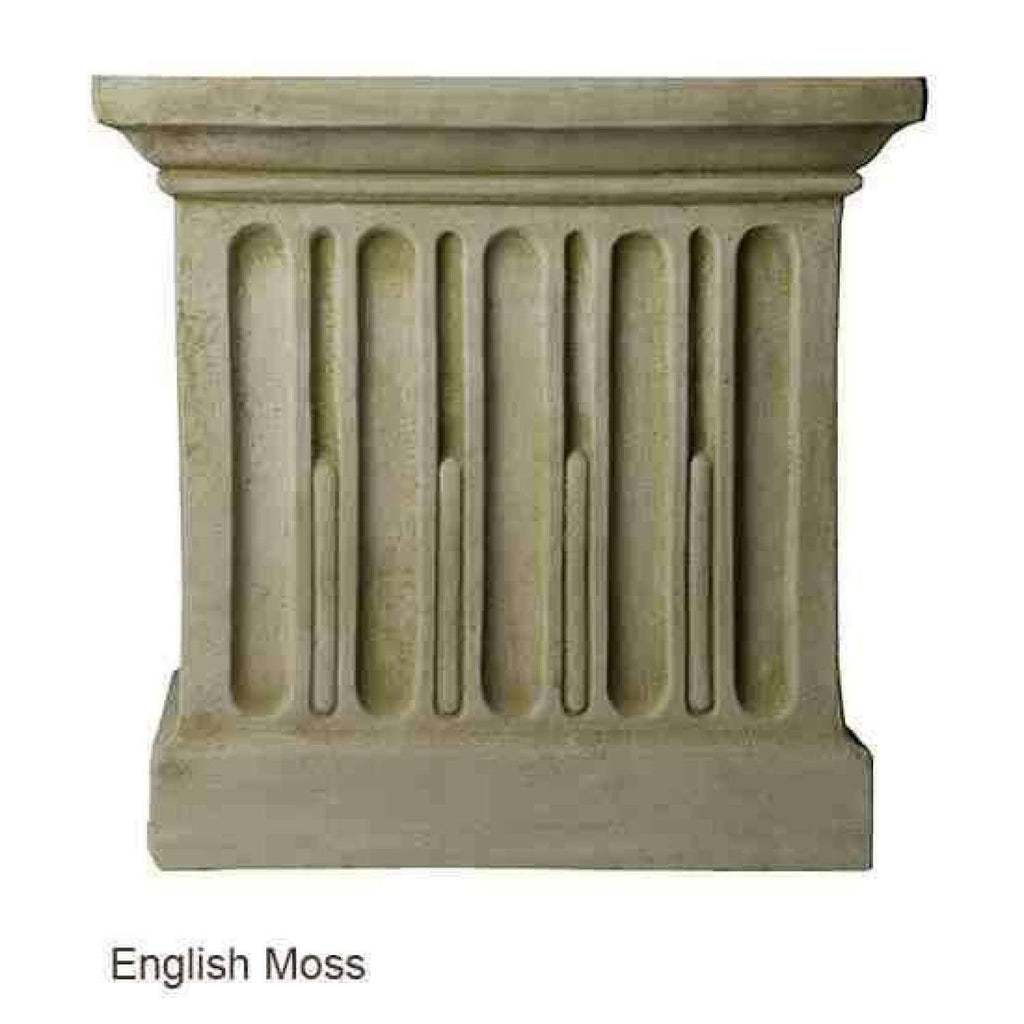 Aged Limestone Standing Lotus Buddha J9829