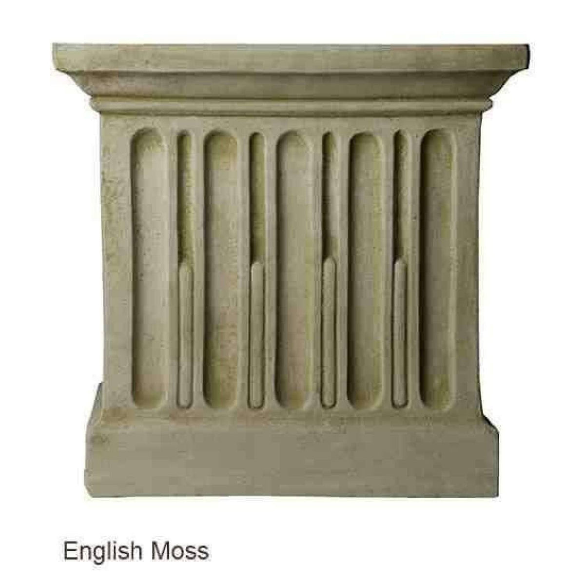 Aged Limestone Standing Lotus Buddha J9829