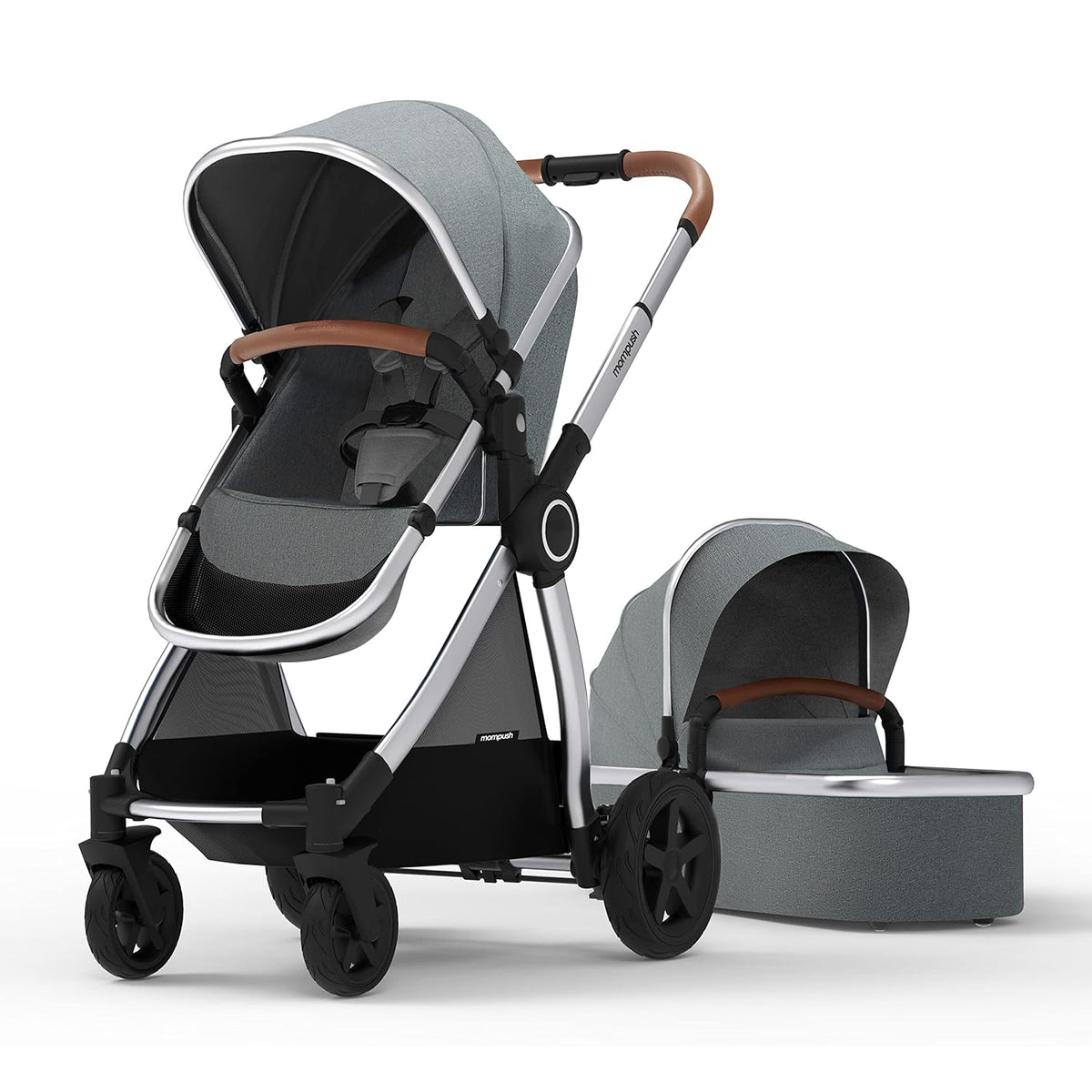 Full-Size Standard Stroller with Independent Bassinet and Reversible Seat O322485