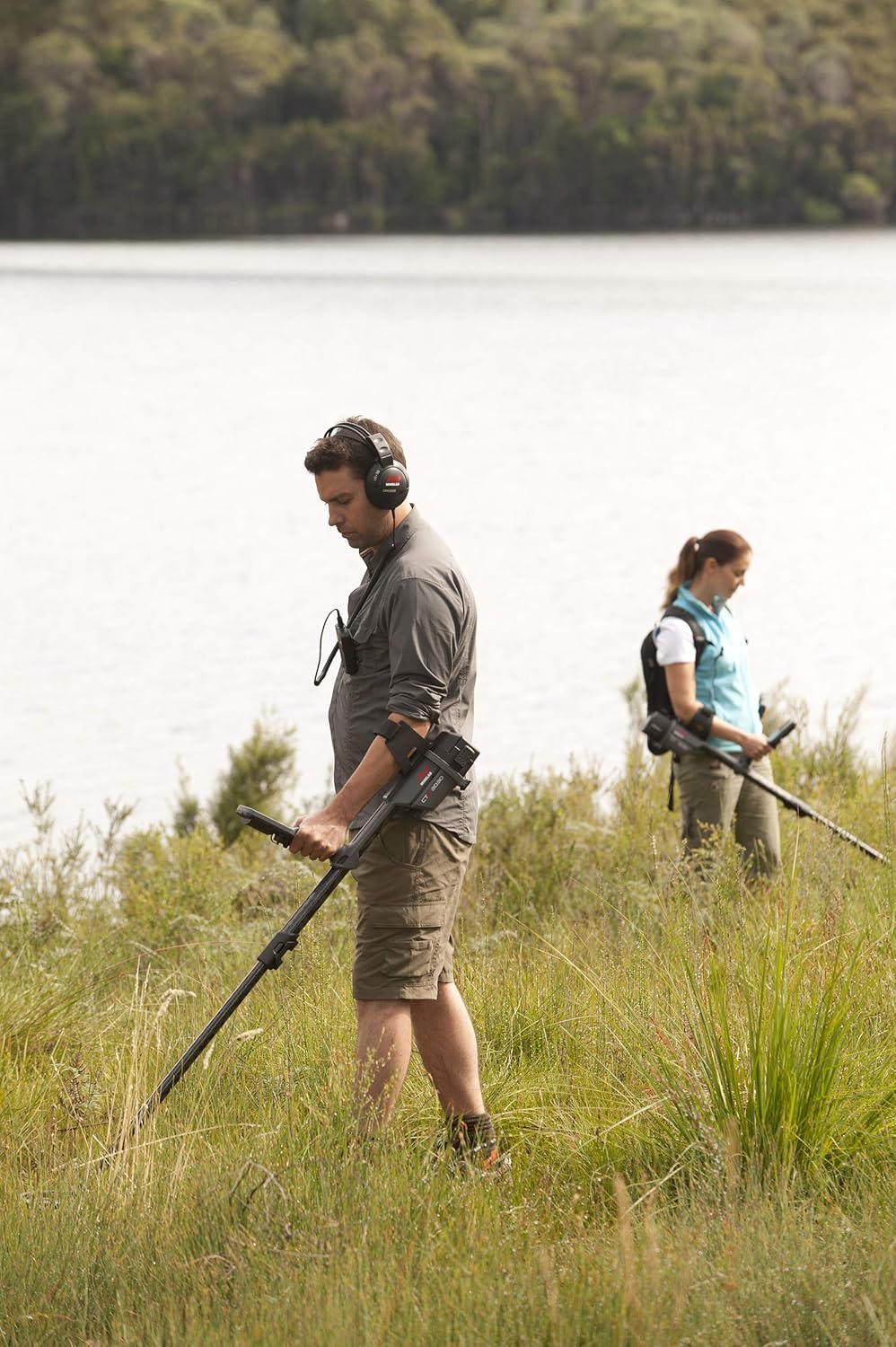 All-Terrain Metal Detector with 11" Waterproof Double-D Smart Coil & Headphones Included A685